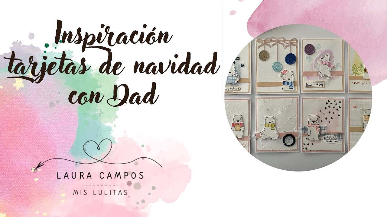 Tarjetas Navidad. INSPIRACIÓN. Dad de ALÚA Cid!!