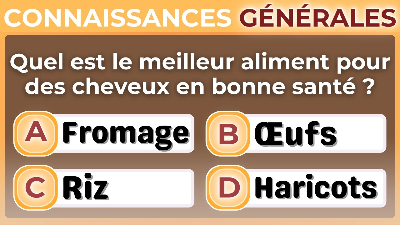 CE QUIZ DIFFICILE RÉVÈLE LES ESPRITS MÛRS ET BRILLANTS