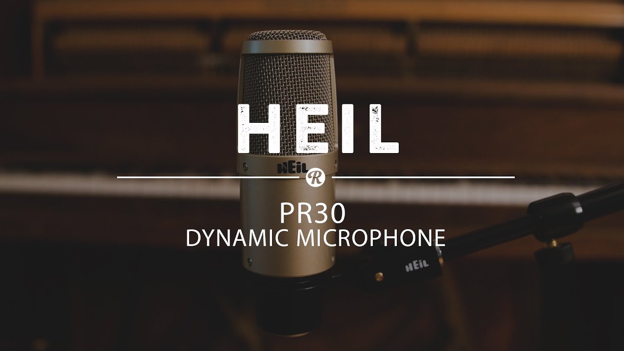 Heil PR30 Dynamic Microphone | Reverb Demo Video