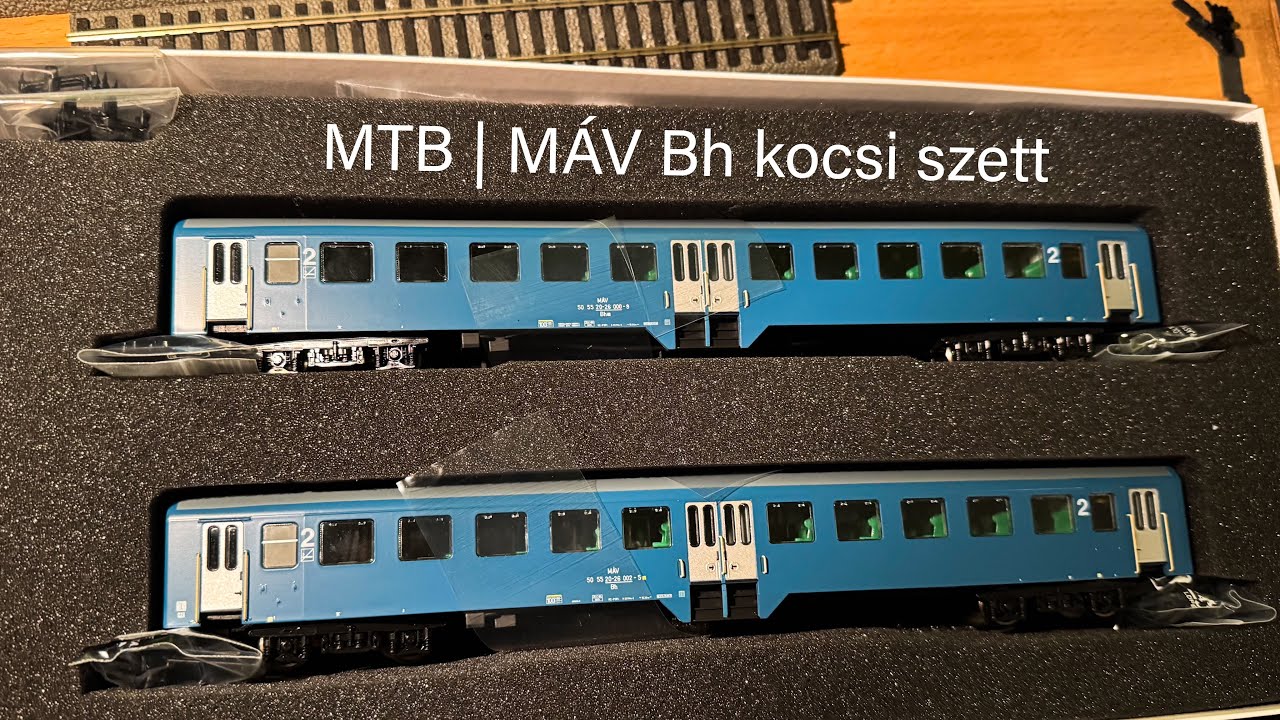 MTB | MÁV Bh kocsi szett kicsomagolás