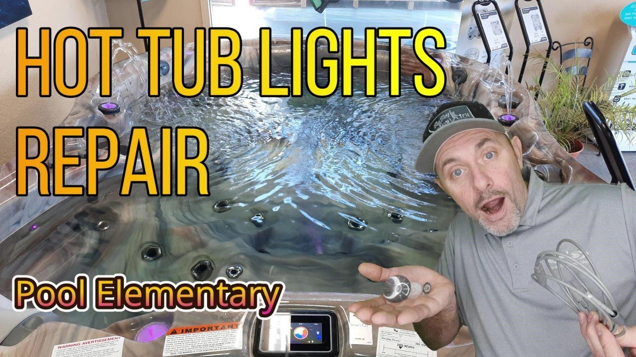 How to Replace Hot Tub Lights: Hot Tub Light Lens Replacement: Hot Tub Leaking Check Light Lenses