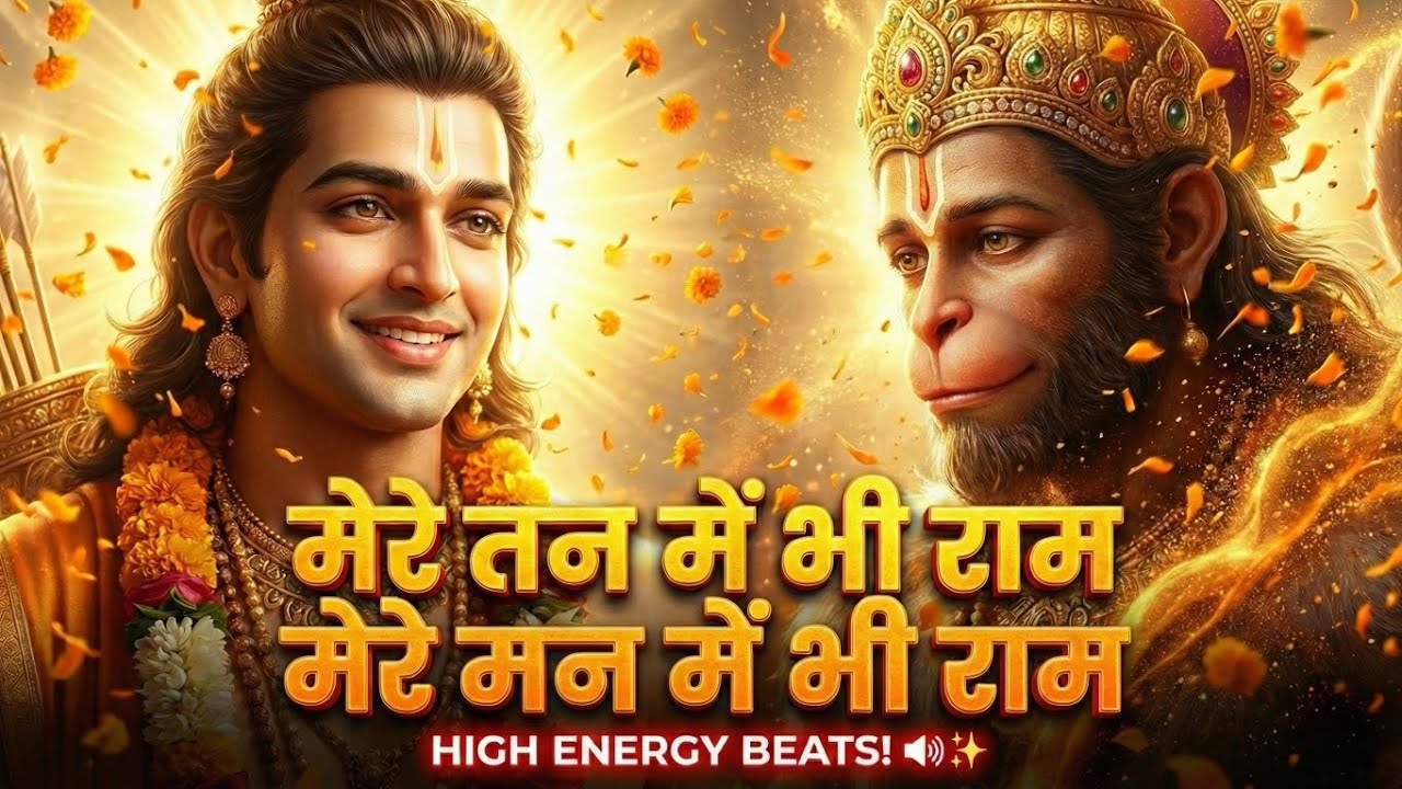 मेरे तन में भी राम मेरे मन में भी राम | High Energy DJ Mix | Powerful Ram Bhajan
