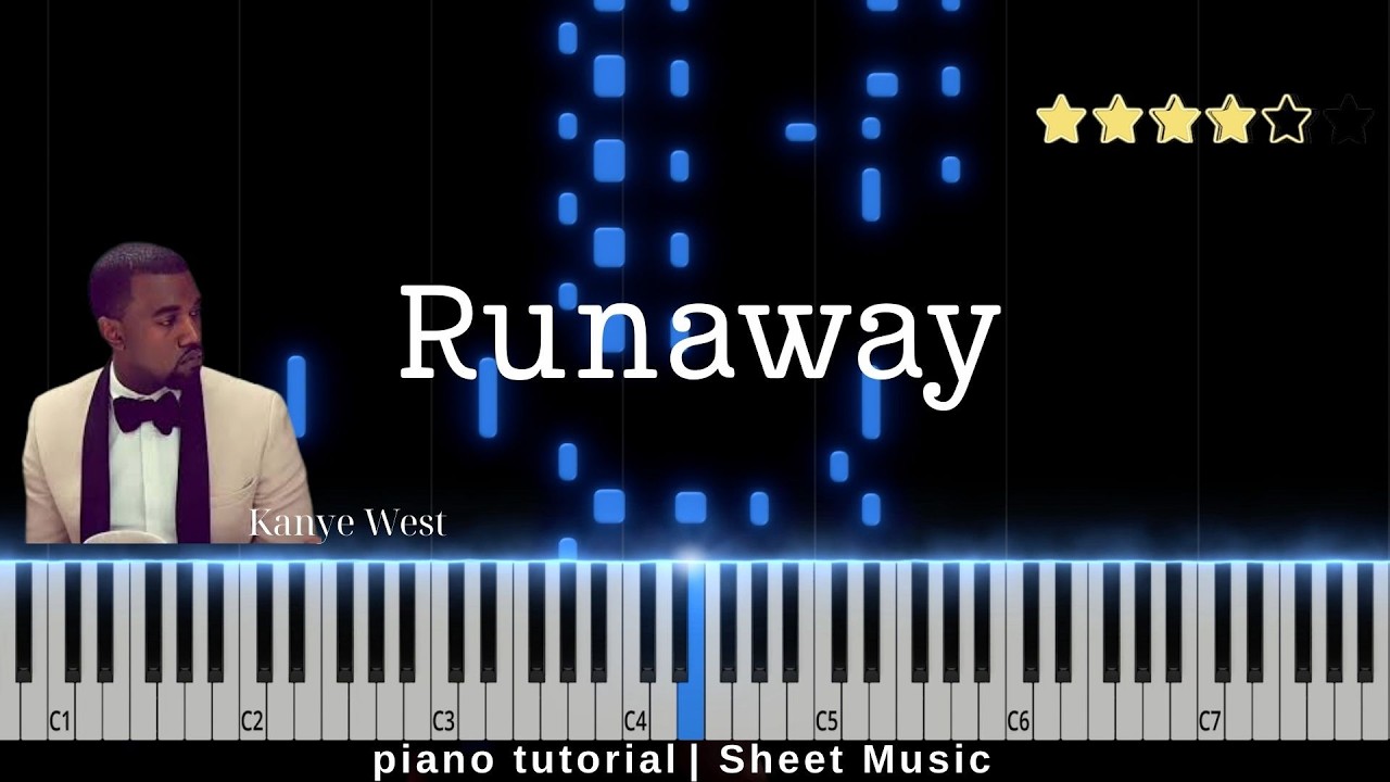 Kanye West - Runaway (EPIC) (Piano Tutorial)