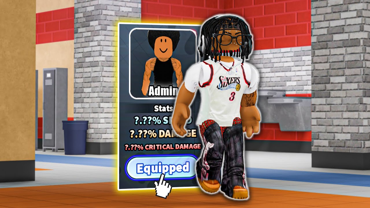 Я получил стиль боя АДМИН в Roblox. Драка в школе.