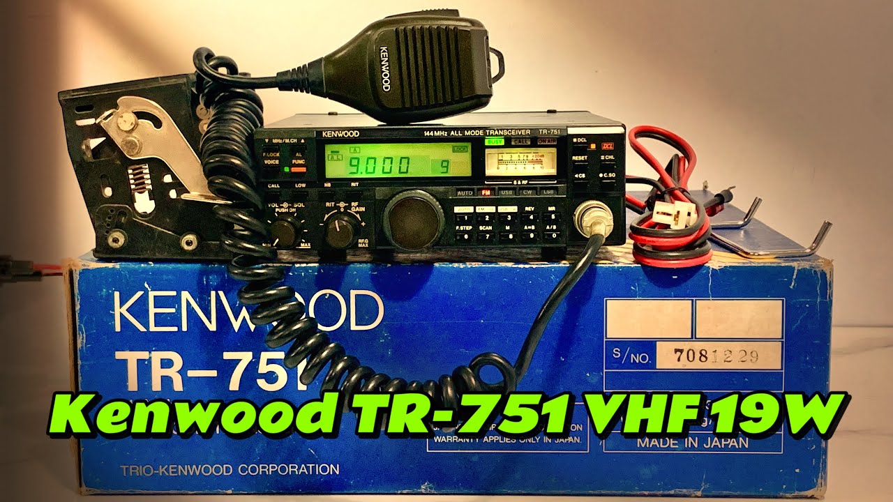 Kenwood TR-751 VHF 19W Open Duzbuk Komplit