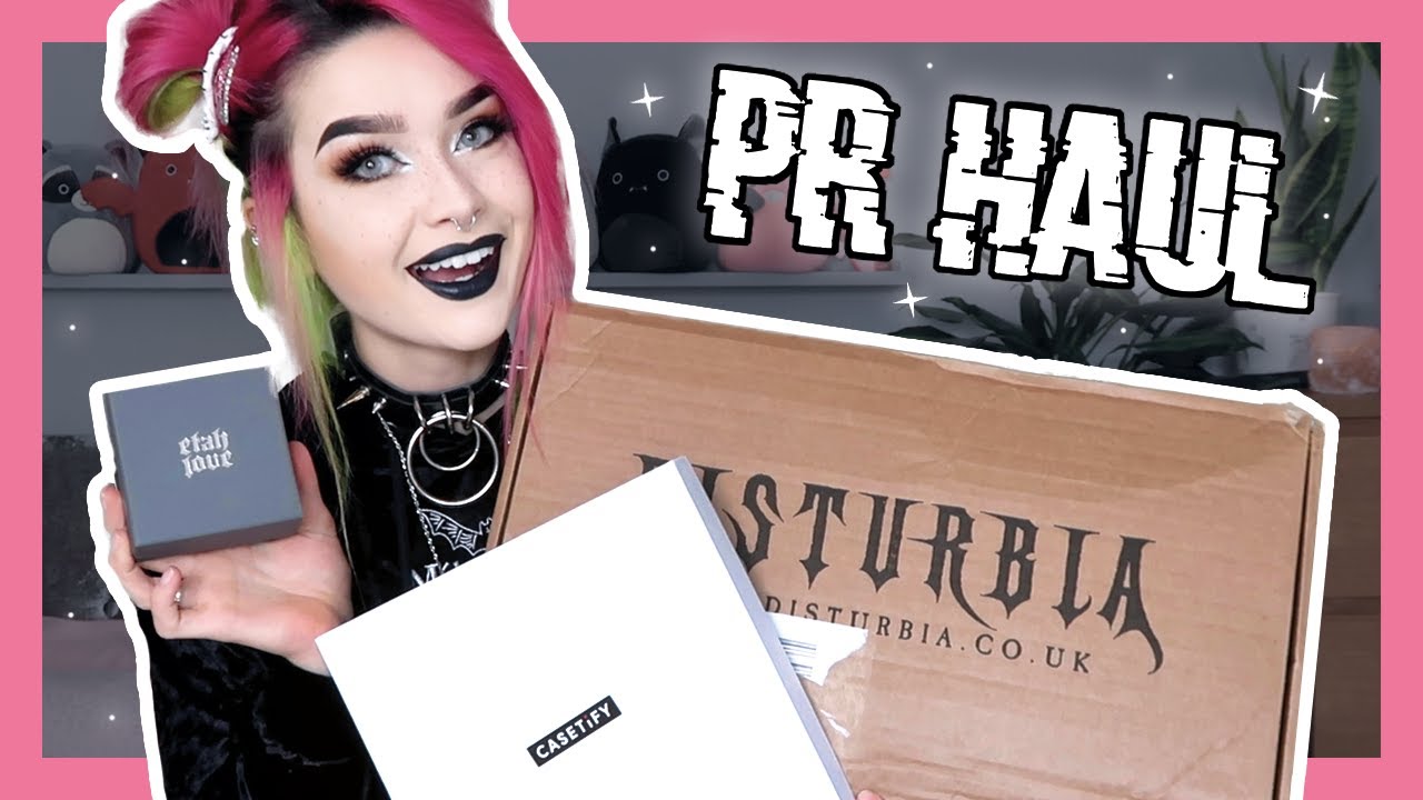 Chatty Clothing & Accessory PR Haul Unboxing 2022 | Disturbia, Etah Love, Motel Rocks & CASETiFY