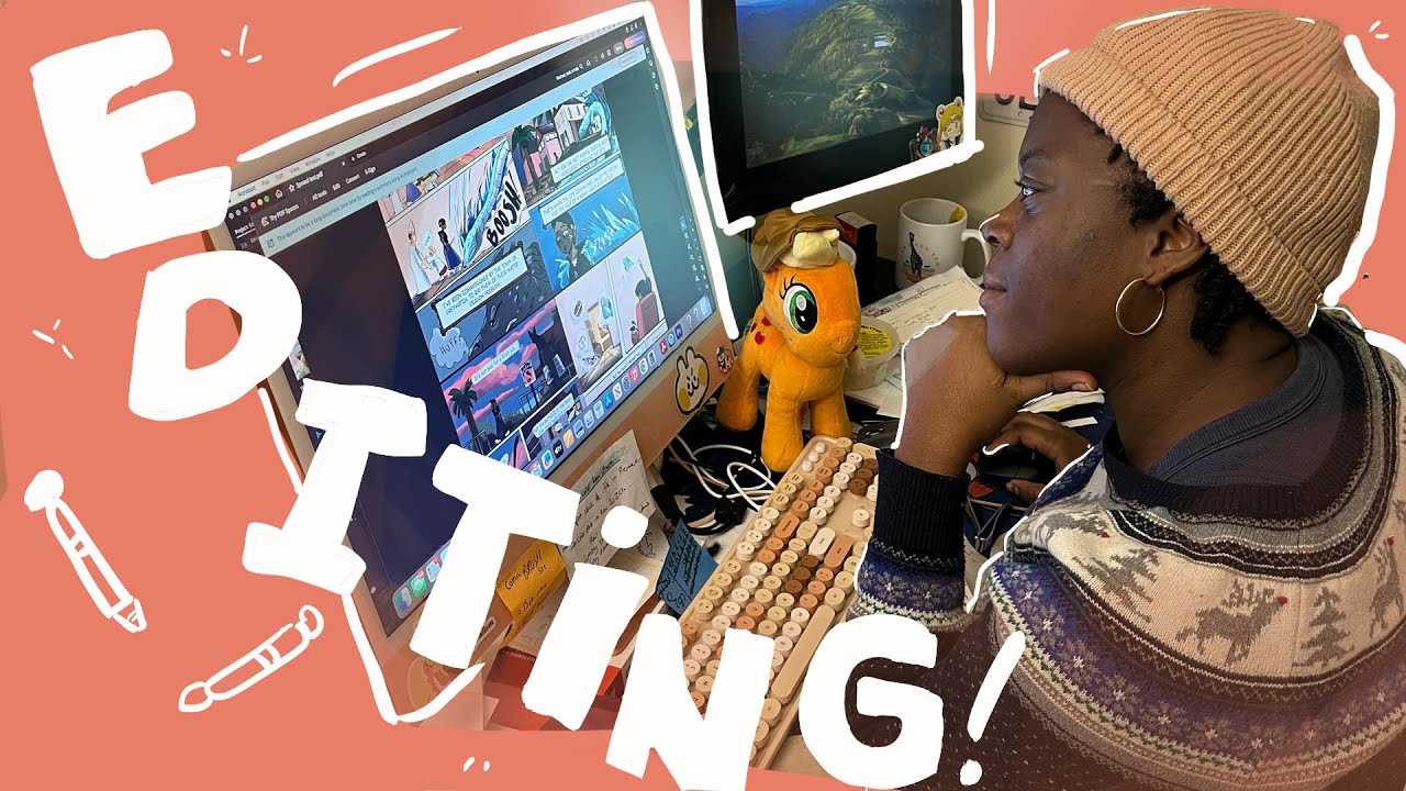 Editing My Comic Like it Pays My Bills (It doesn't 😄).