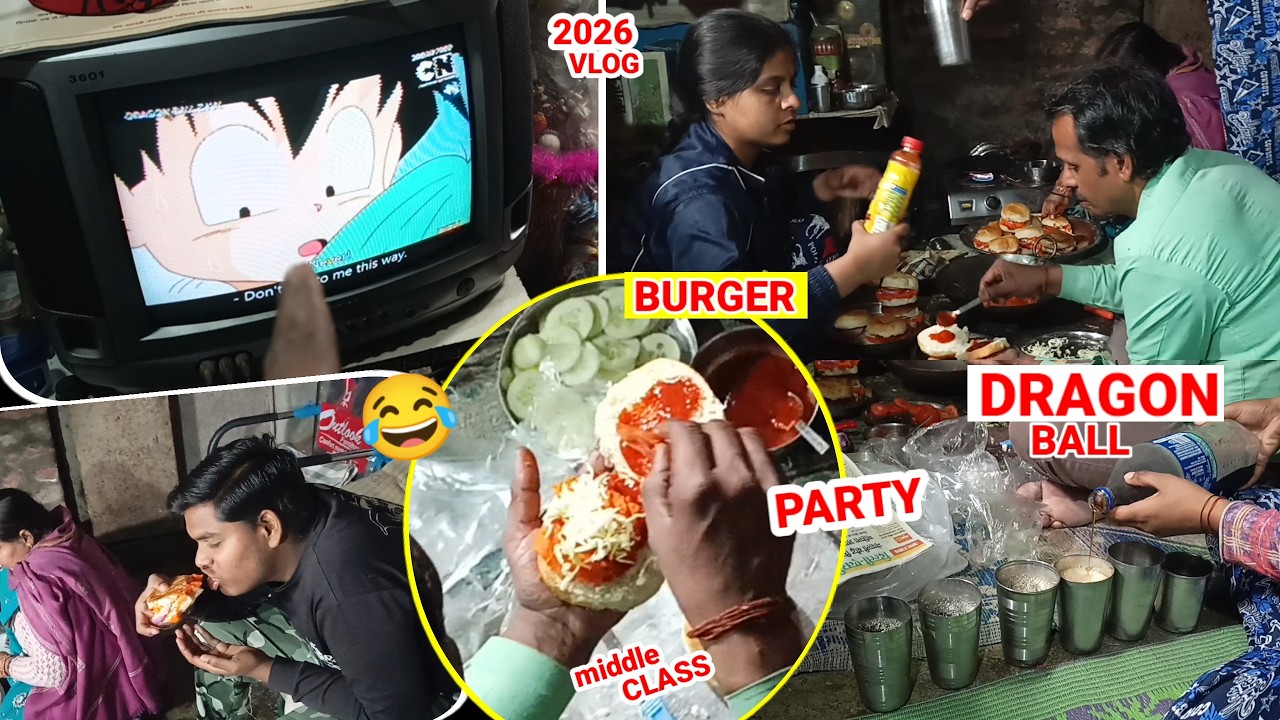 DRAGON BALL 😂 BURGER PATTY 🤩