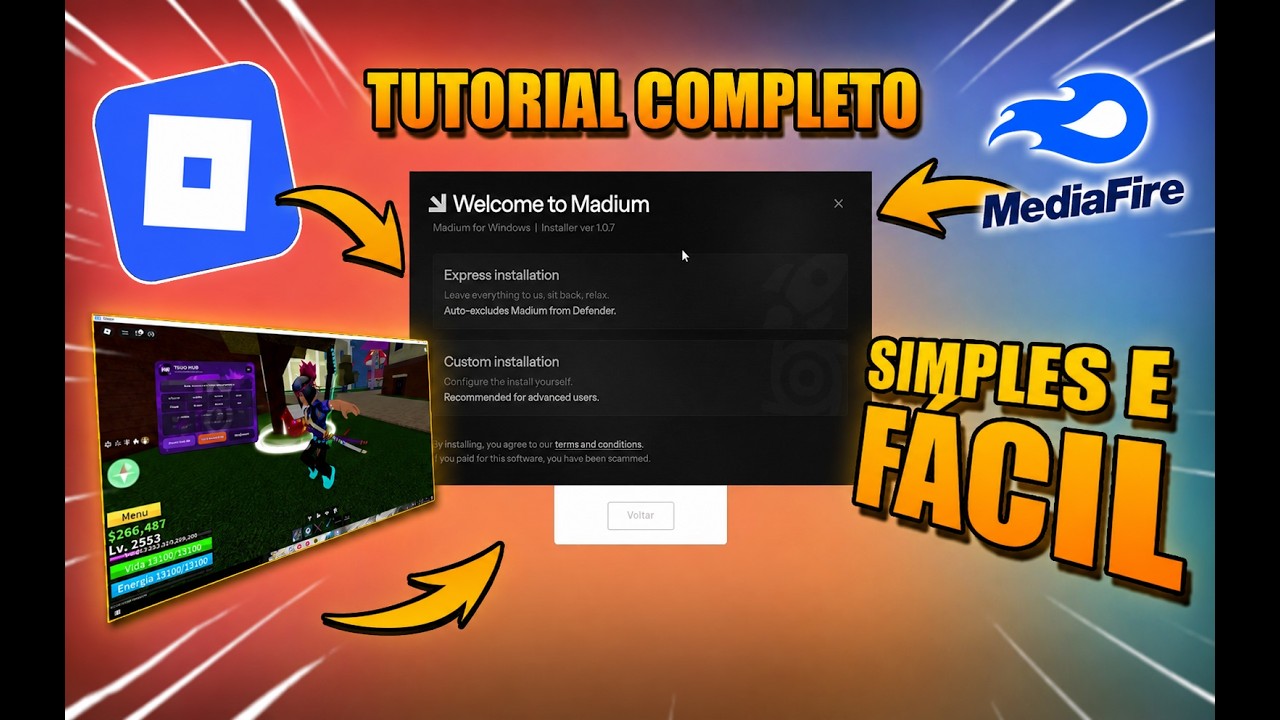 ✅ COMO BAIXAR, PEGAR KEY e USAR SCRIPT/EXECUTOR ROBLOX NO PC(SEM EMULADOR)-TUTORIAL ATUALIZADO 2026!