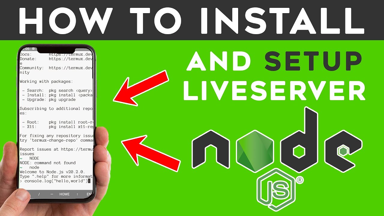 How to Install Node js & npm in Termux on Android and Localhost Server Setup 🛠️