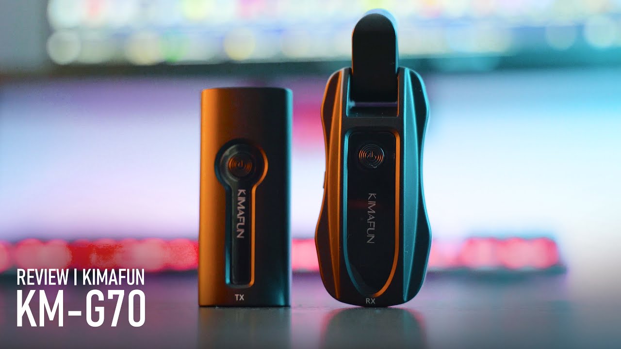 Kimafun KM-G70 - Microfone sem fio para Gravações, Instrumentos e Transmissões!