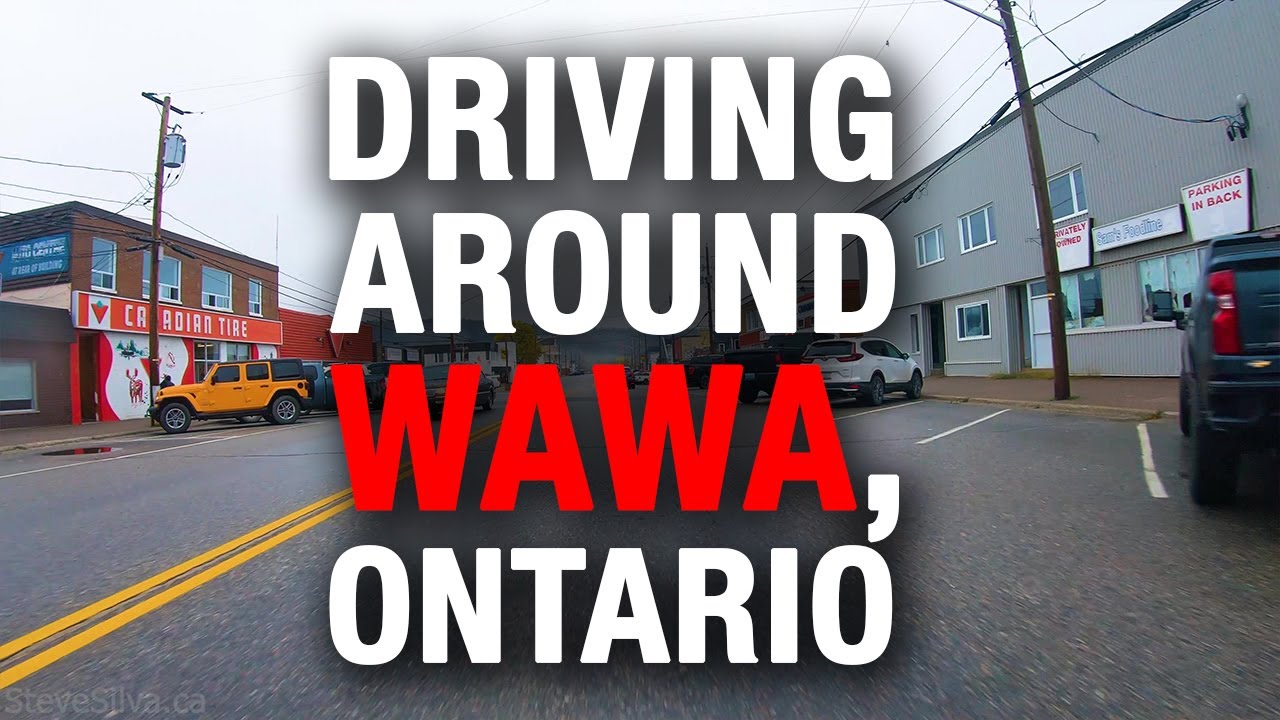Driving around Wawa, Ontario
