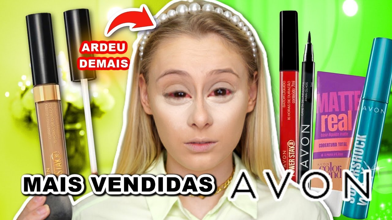 TESTEI as MAKES MAIS VENDIDAS DA AVON *ta on no BBB*