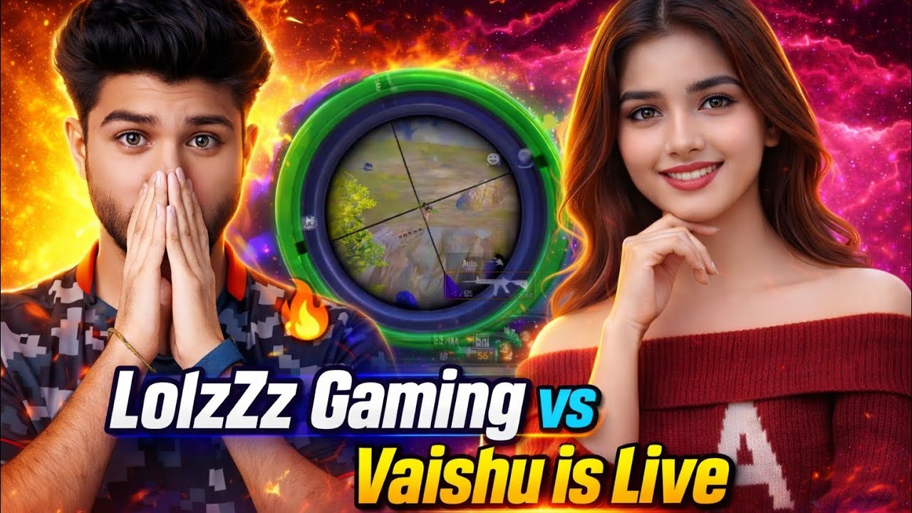 LOLZZZ GAMING VS VAISHU IS LIVE FIGHT | LolzZz Gaming vs Girl Streamer 😱