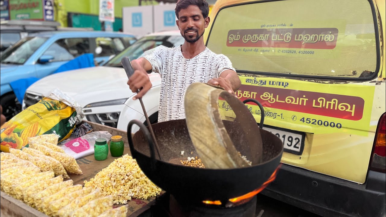 &ldquo;Amazing Traditional Popcorn Frying Method Using Sand 🔥&rdquo;