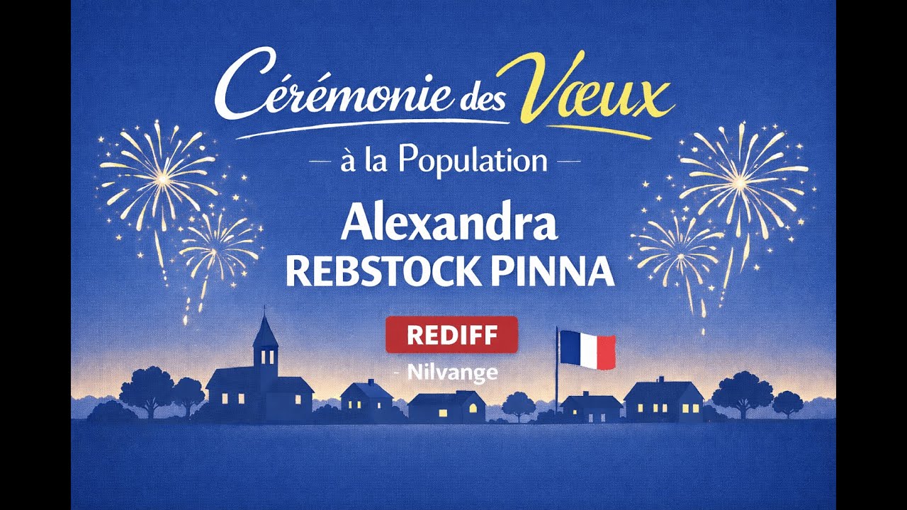 Cérémonie des Vœux 2026 de la municipalité à Nilvange