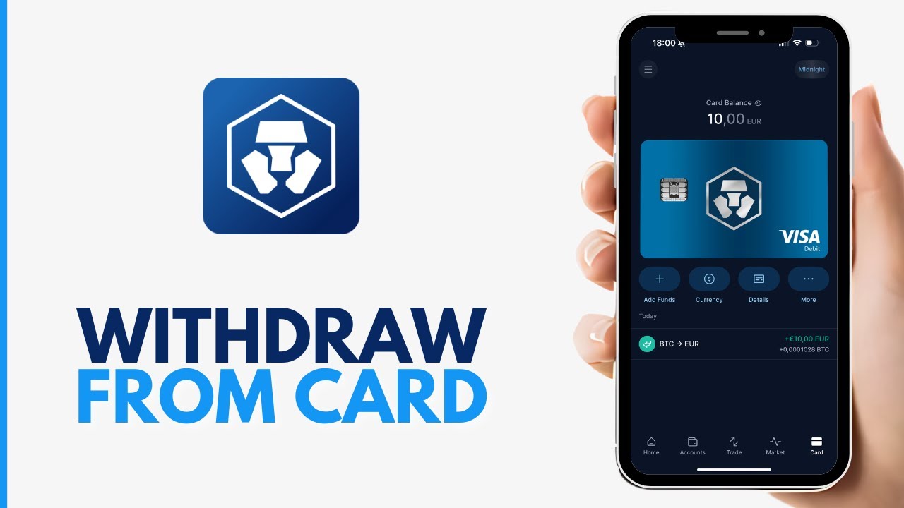 How To Withdraw Money From Crypto.com Card - Step by Step