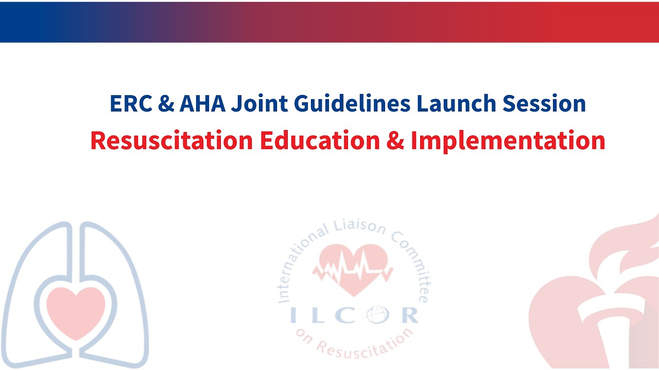 ERC Guidelines 2025 Launch: Education & Implementation – Topical Concurrent Discussion #cpr