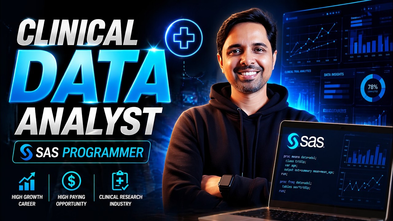 Career as Clinical Data Analyst | SAS Programmer | Pharma Revolution
