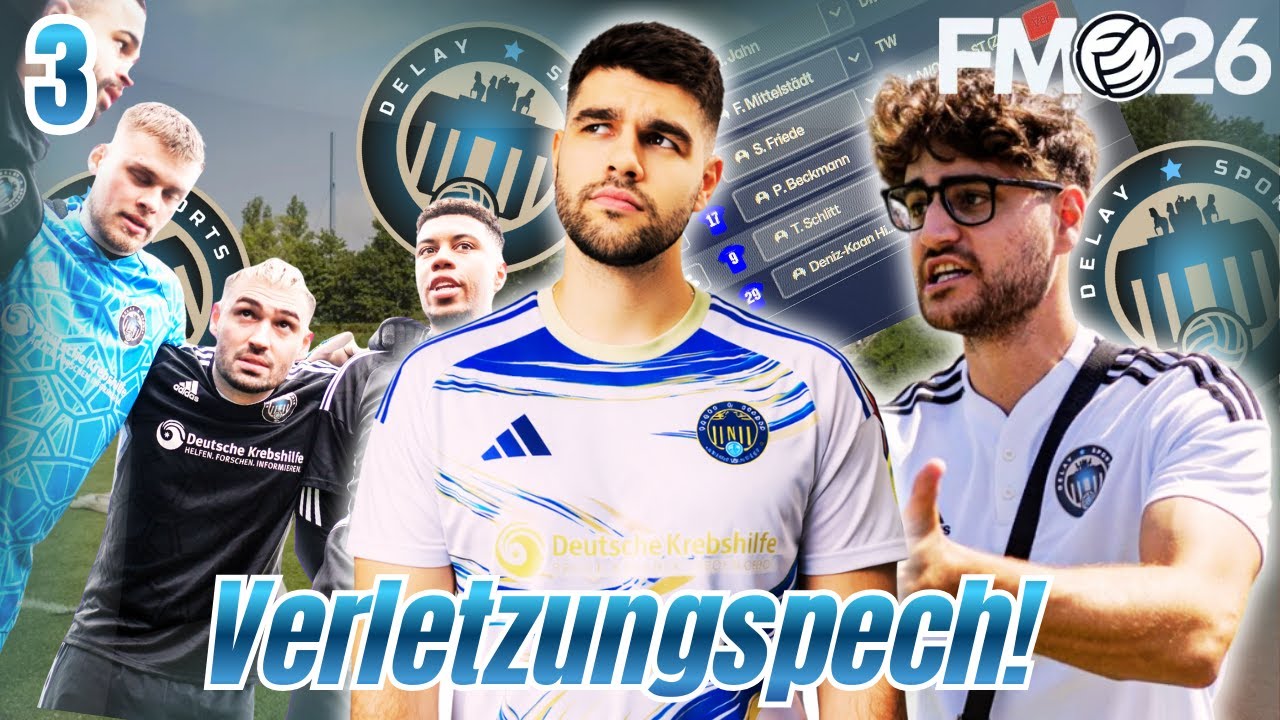 Sidney verletzt, was nun? 🥵🔥 - FM26 Delay Sports Berlin Karriere