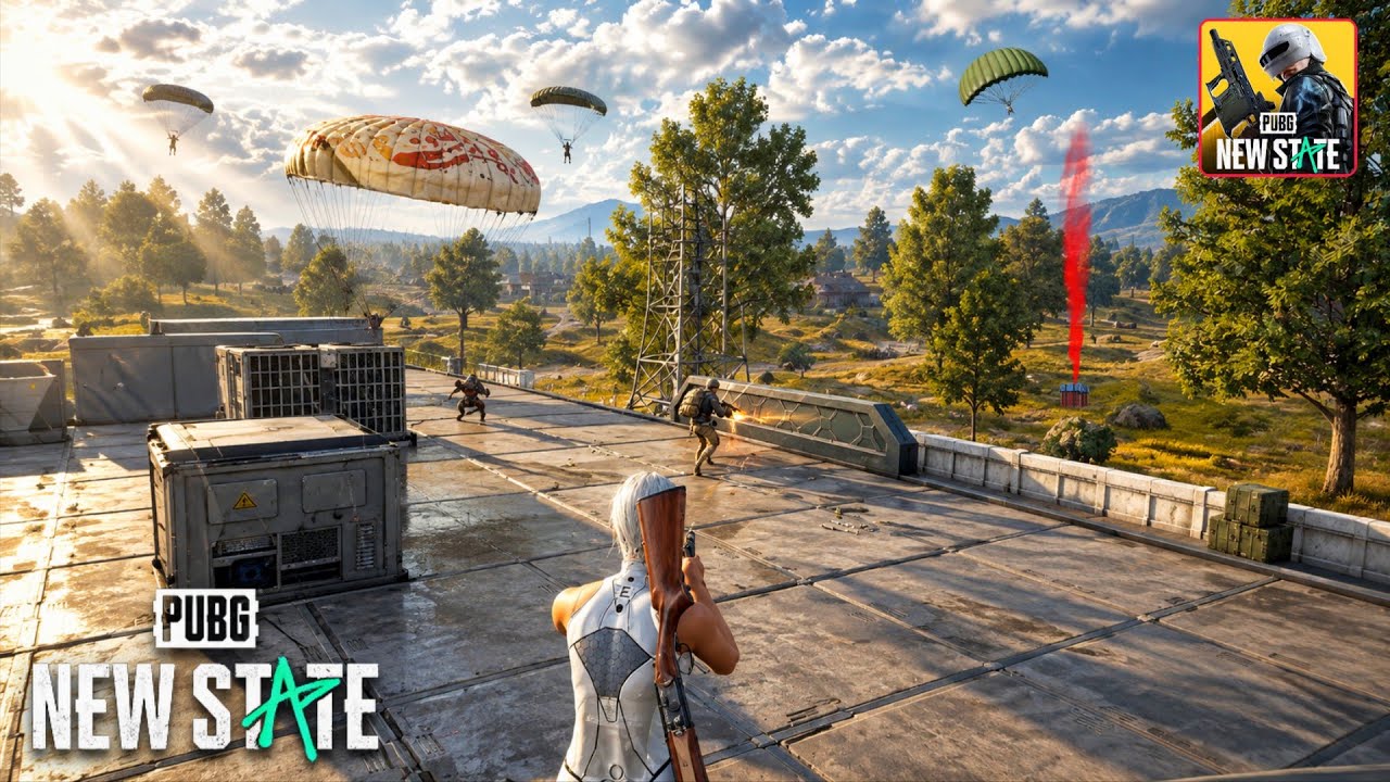 PUBG New State Mobile Max Graphics 60FPS ERANGLE Gameplay