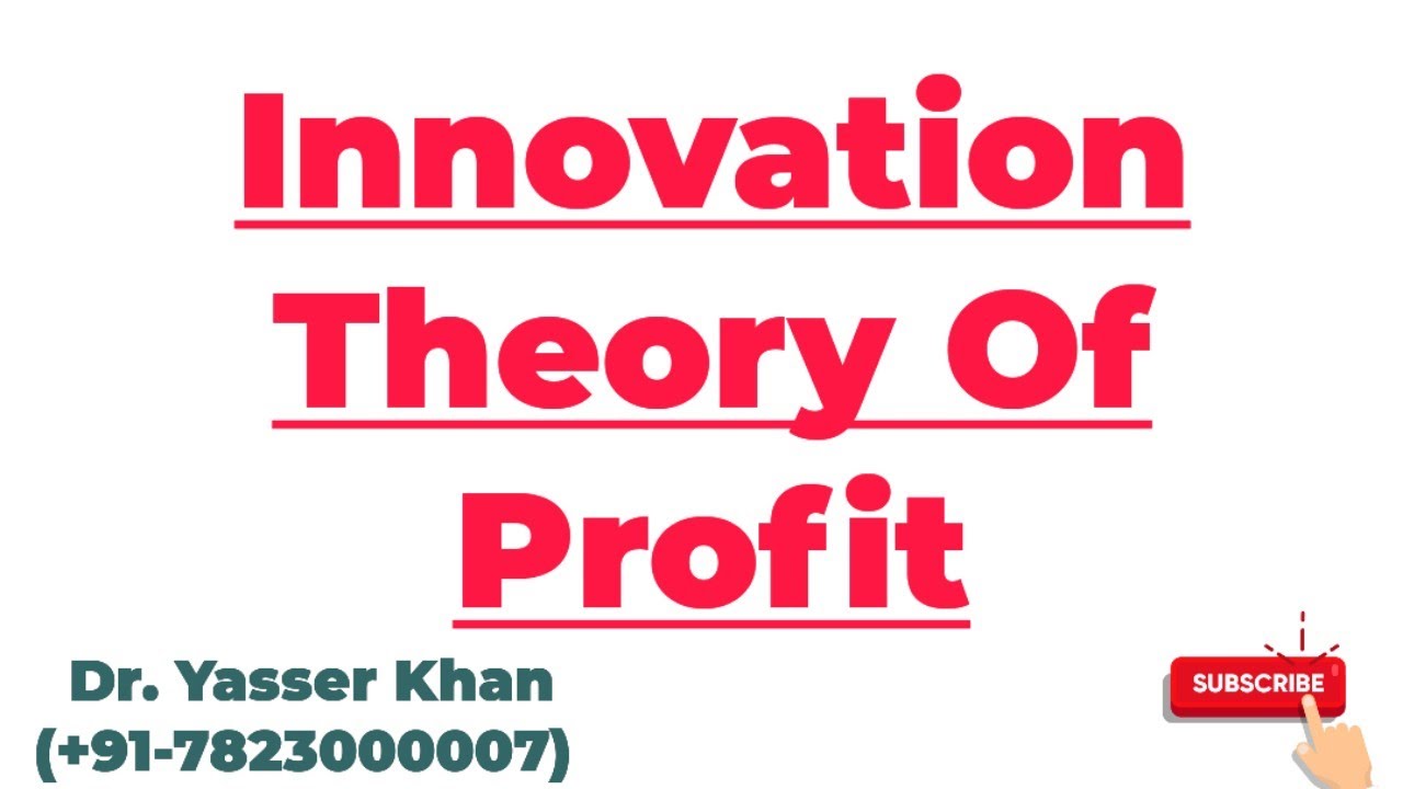 Innovation Theory Of Profit | Theory Of Profit | Profit | Economics | Microeconomics | CUET | UGC