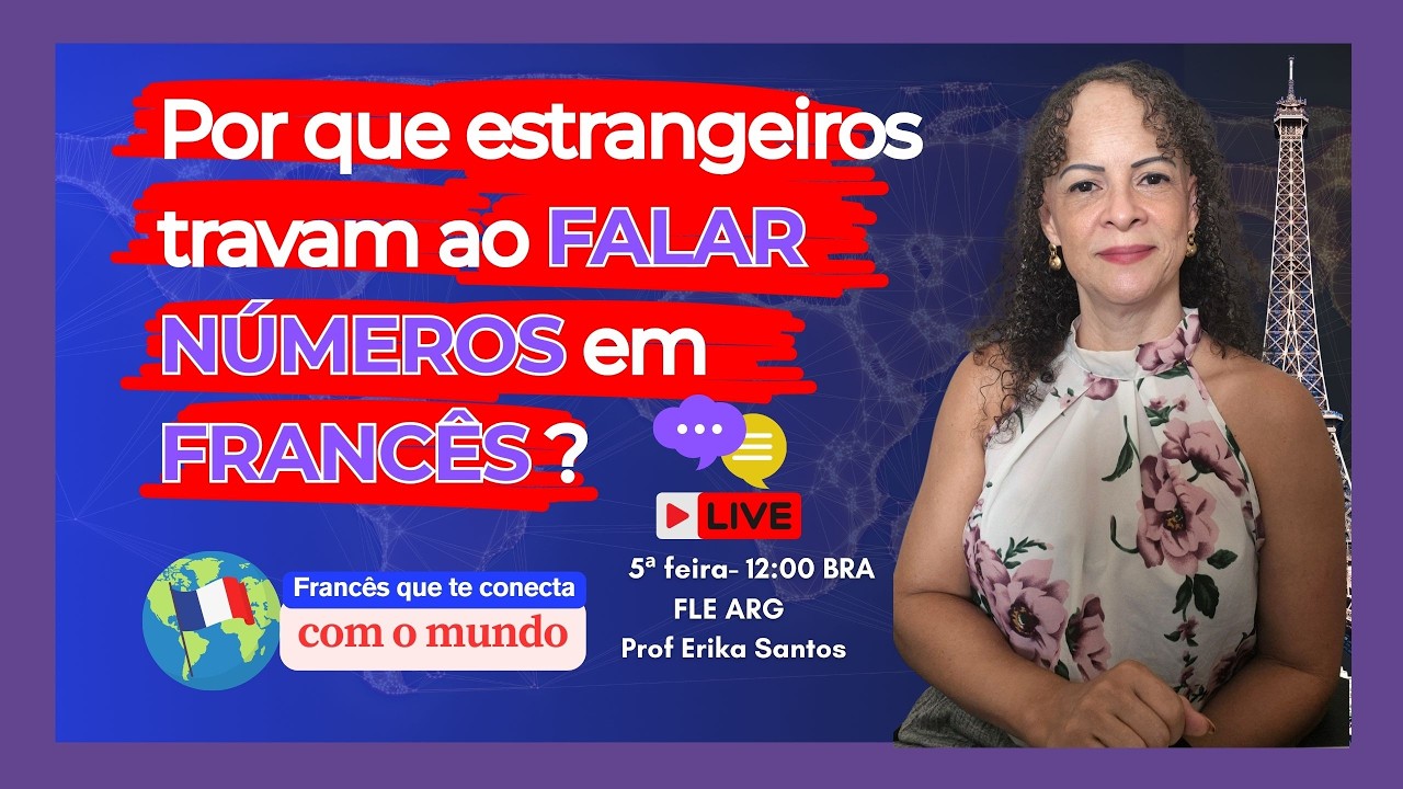 Por que estrangeiros travam ao FALAR NÚMEROS em FRANCÊS? #aprenderfrances #francesonline #delfb2