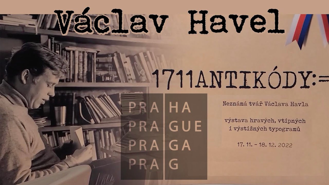 🇨🇿 President Vaclav Havel Anticodes Prague Czech Republic Czechia Brno Karlovy Vary Cesky Krumlov