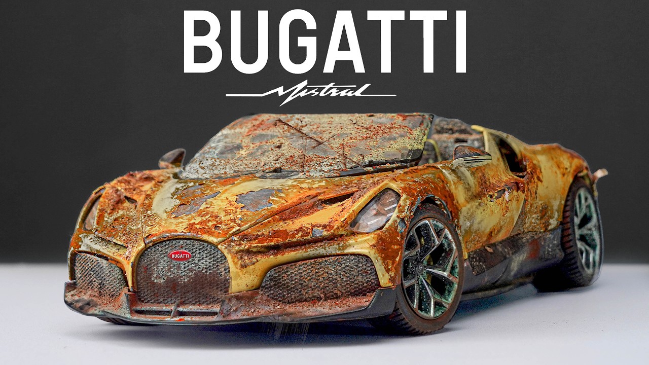 Abandoned BUGATTI Mistral Full Restoration