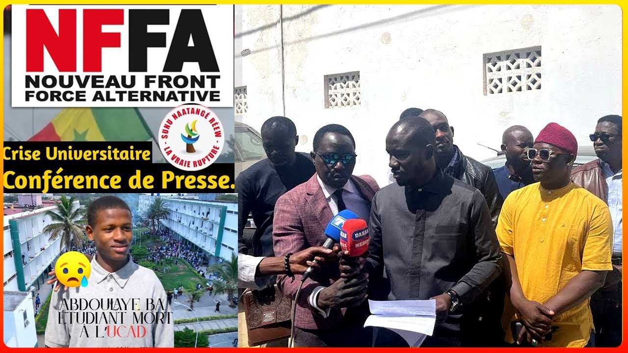 🛑DIRECT- Point de presse du Nouveau Front Force alternative NFFA sur la Violences à l'universitaire
