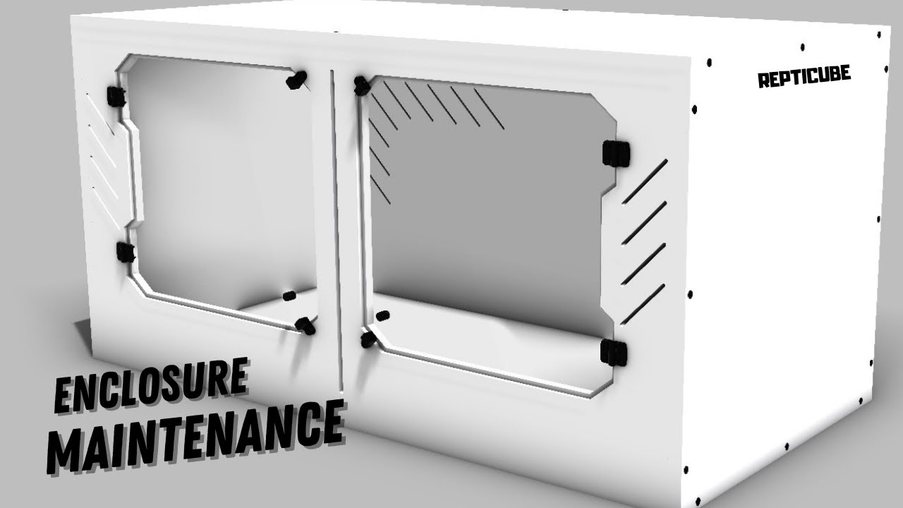 ENCLOSURE MAINTENANCE #invesrep #enclosure #repticube #pvc