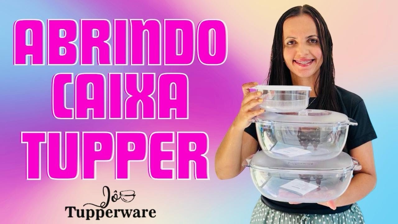 ABRINDO CAIXAS TUPPERWARE | SEMANA 01 VITRINE 01/2026/JO TUPPERWARE