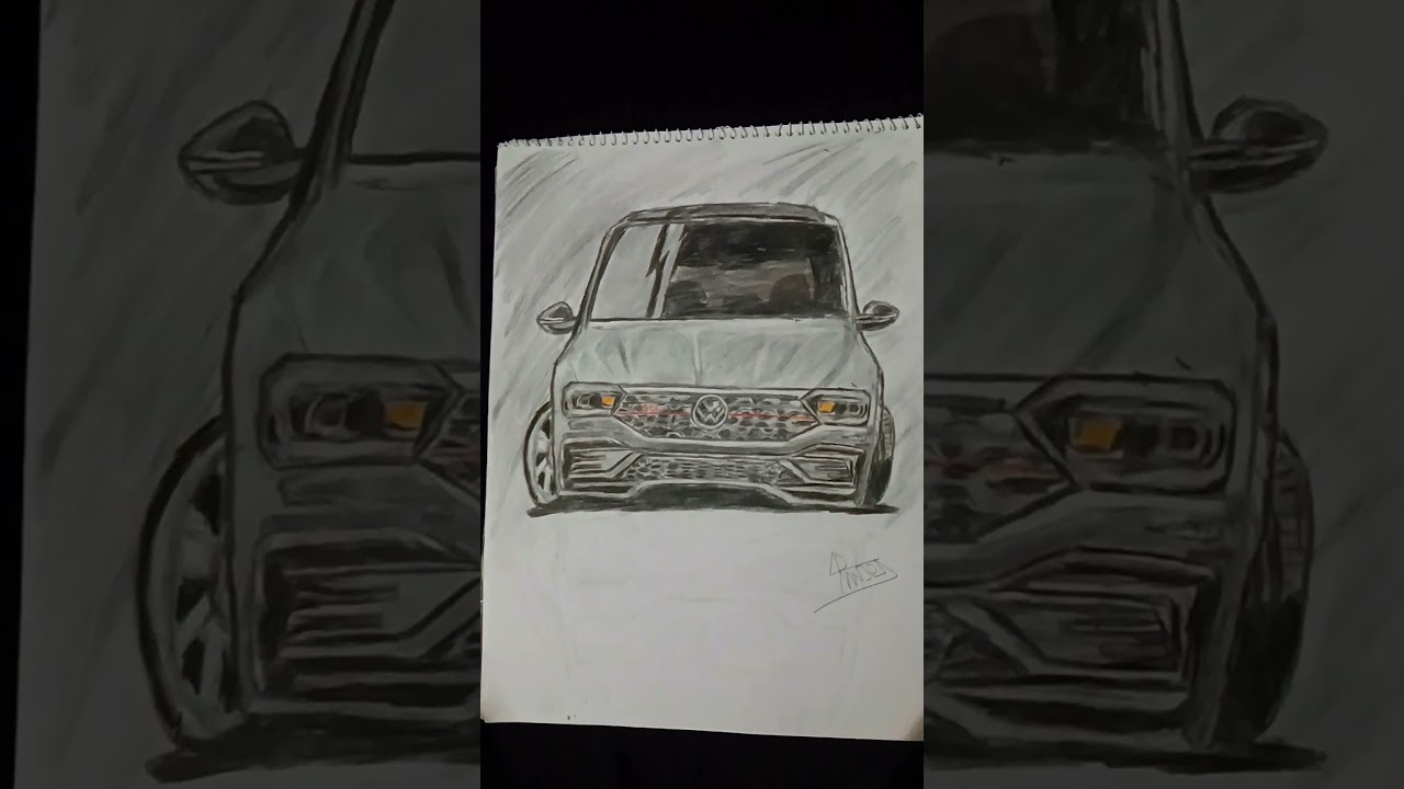 Volkswagen #art #painting #artist #drawing