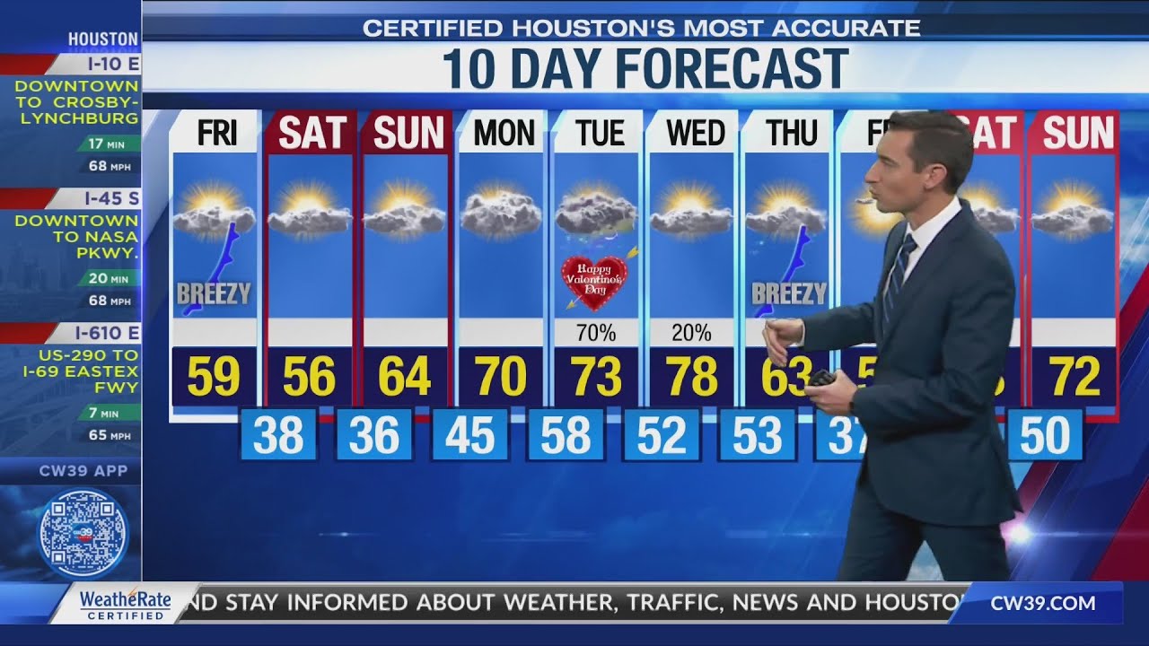 CW39 HOUSTON | Weekend forecast for Houston/Galveston - Adam Krueger