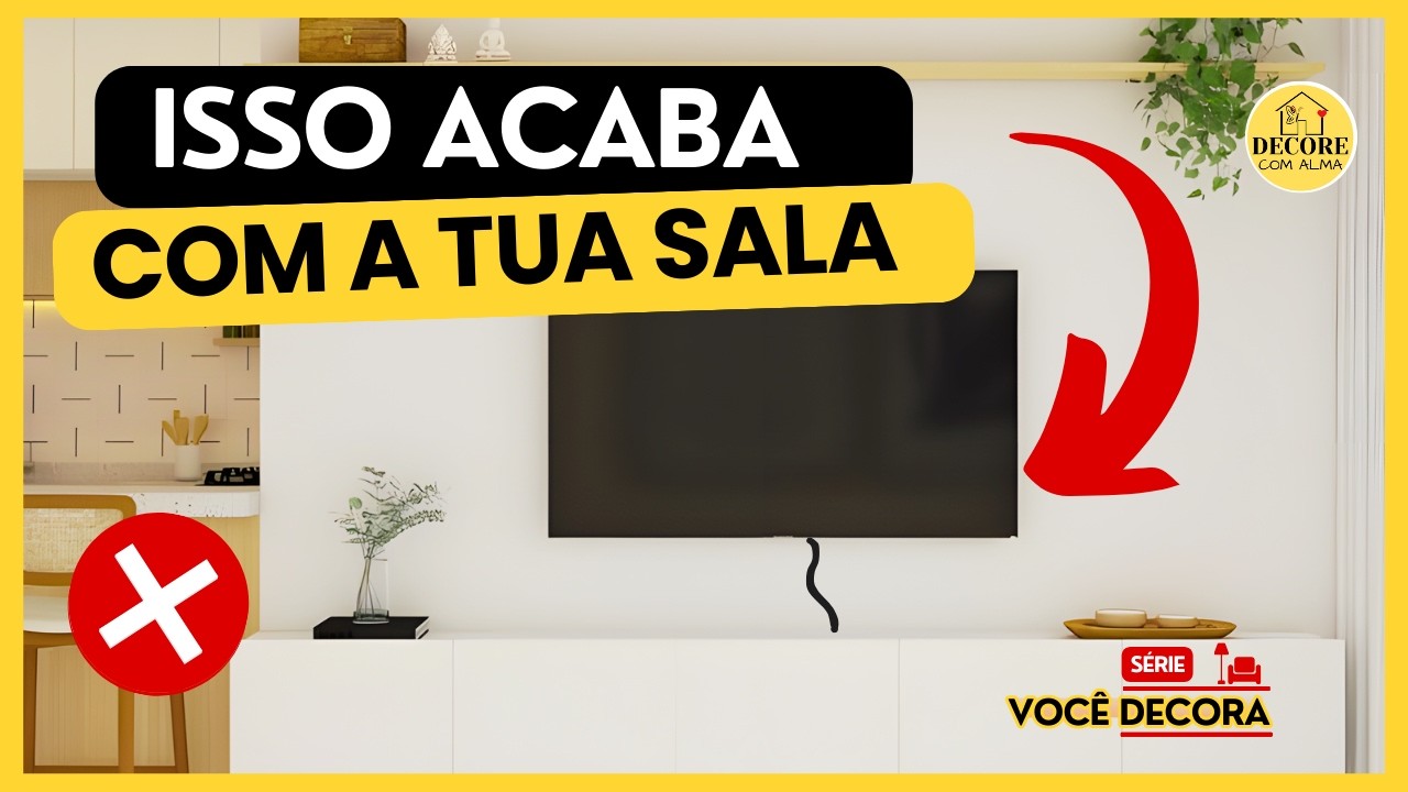 7 IDEIAS PARA DECORAR SALA COM TELEVISÃO ✨ Transforma tua casa em um espaço elegante
