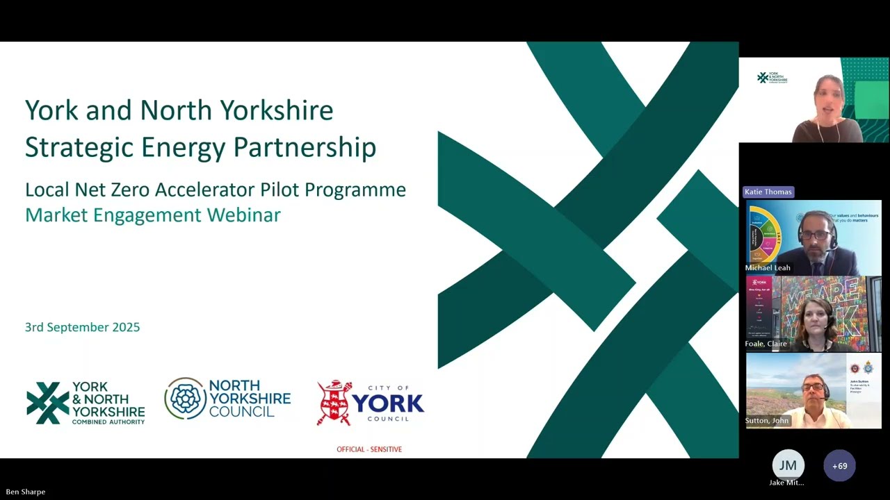 A Strategic Energy Partnership for York and North Yorkshire