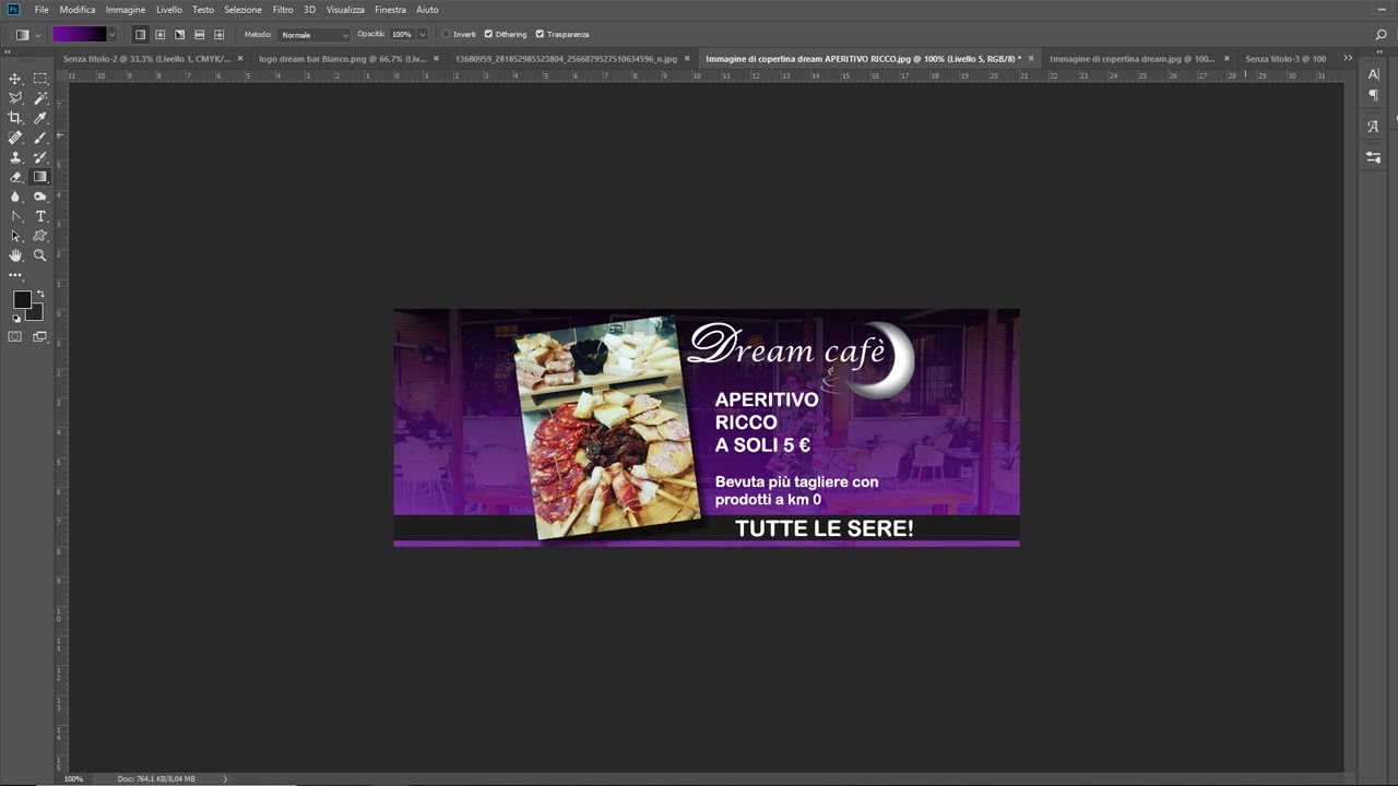 Creare un immagine di copertina professionale per Facebook con Photoshop CC