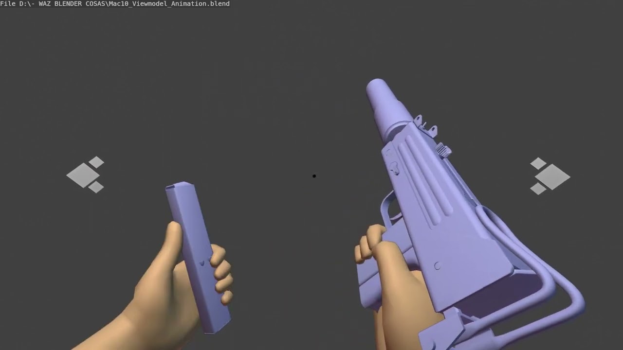 Mac10 Animation (Blender)