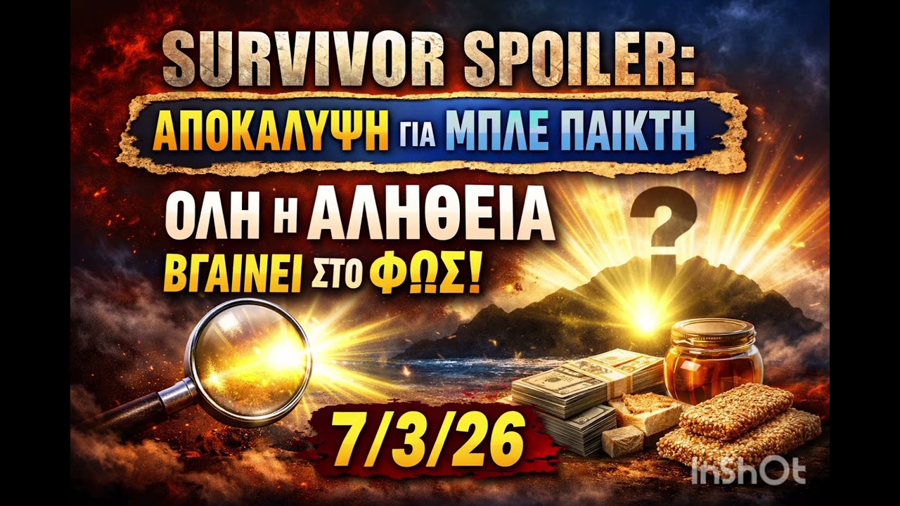 SURVIVOR SPOILER 7/3: ΑΠΟΚΑΛΥΨΗ ΓΙΑ ΜΠΛΕ ΠΑΙΚΤΗ - ΟΛΑ ΣΤΟ ΦΩΣ 💣