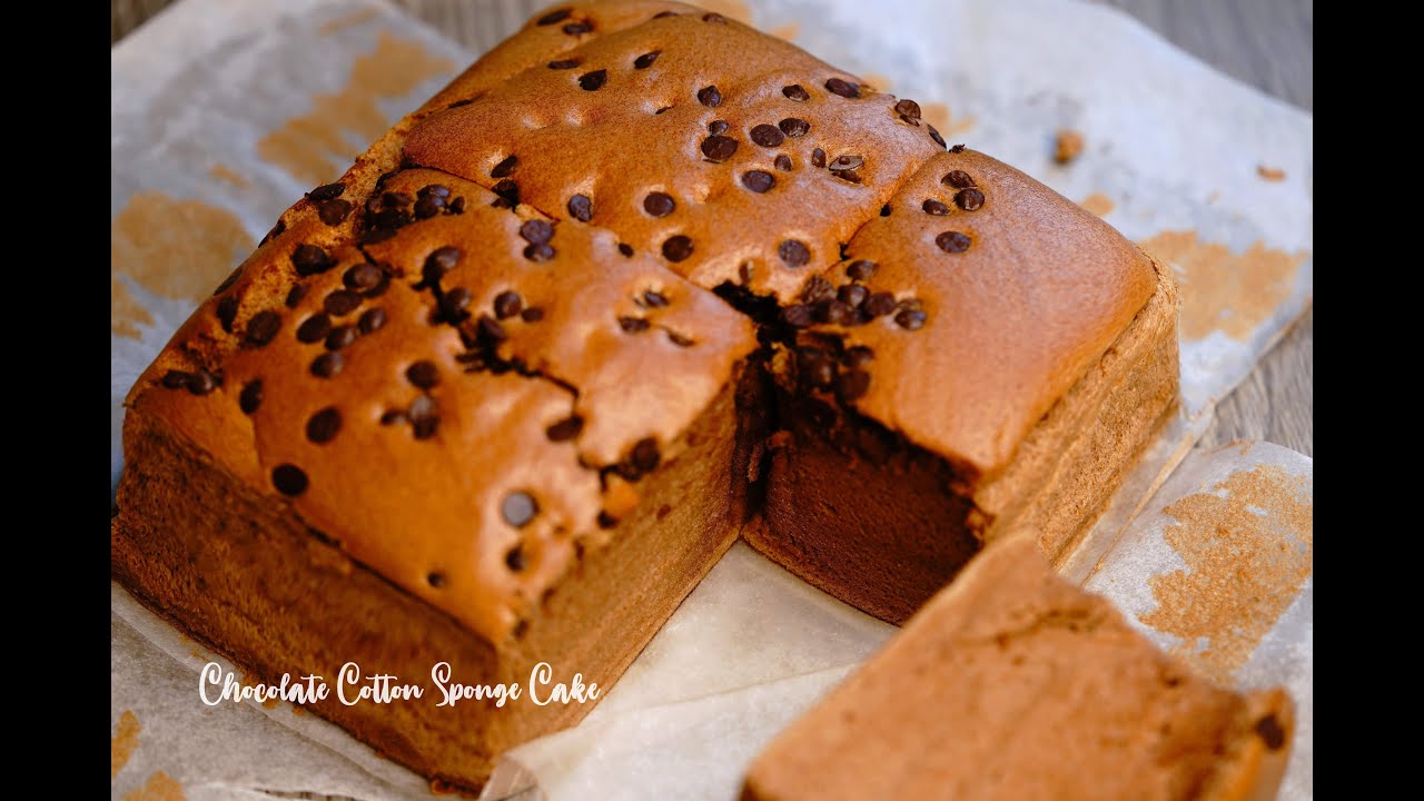 台灣巧克力古早味蛋糕 /Taiwanese Chocolate Castella Cake/Chocolate Cotton Sponge Cake 巧克力棉花蛋糕