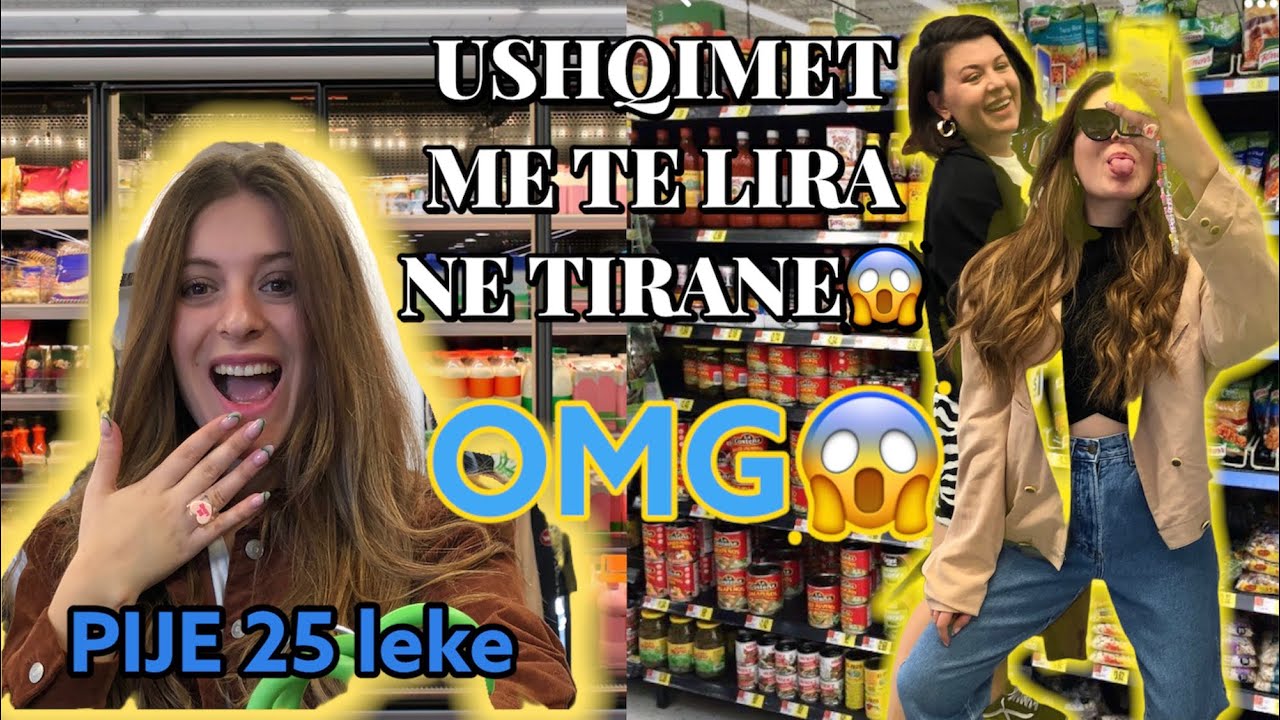 BLEVA USHQIME ME ZBRITJE | afer skadences | SUPERMARKET HAUL - Vlog
