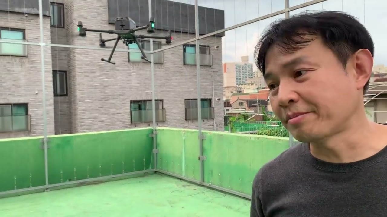 DJI M300 RTK 드론 전방향 감지 비행
