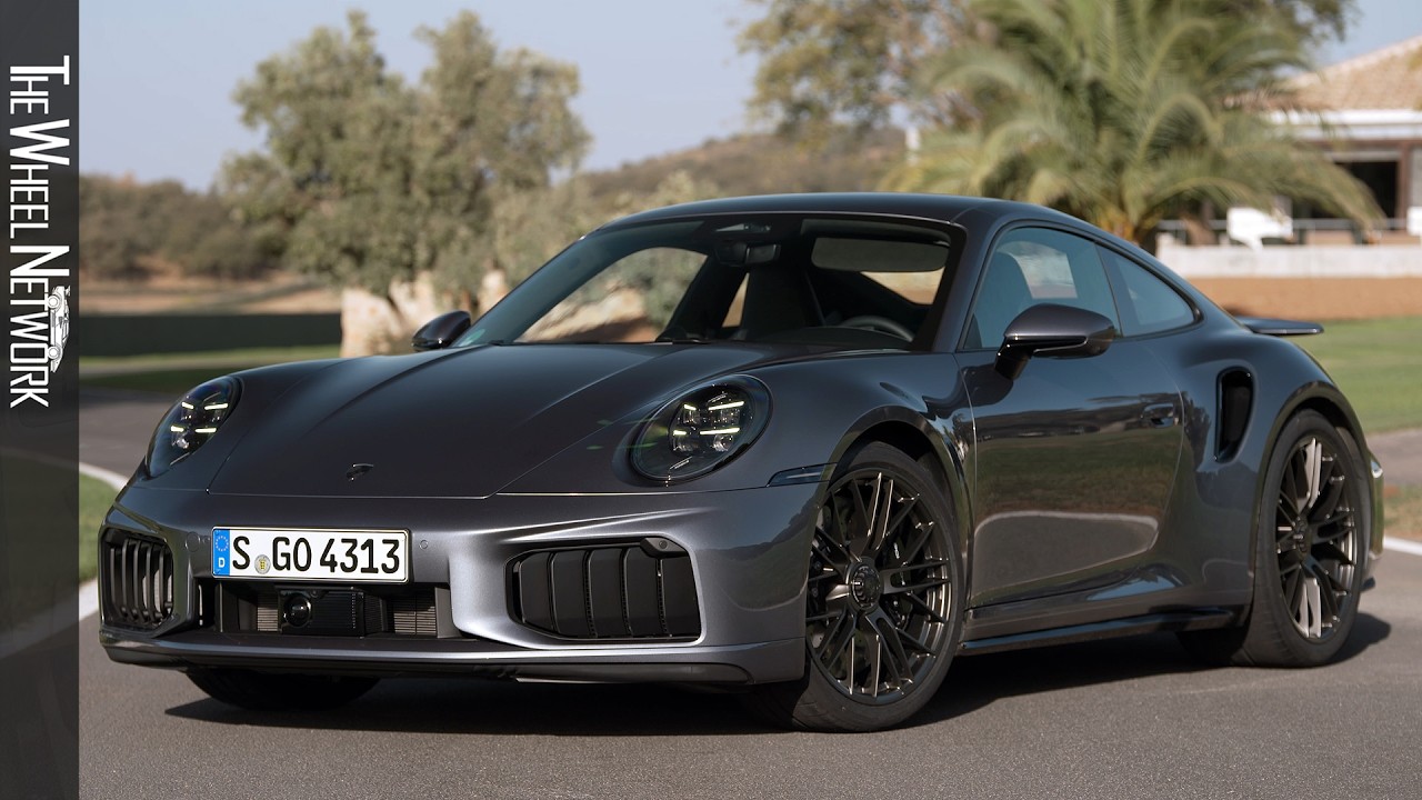 2026 Porsche 911 Turbo S Coupe | Vanadium Grey | Ascari Track Driving, Interior, Exterior [4K]