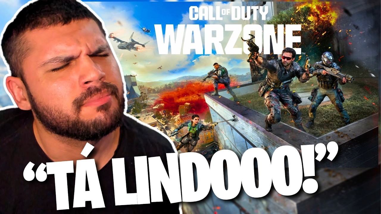 INSANO! JOGUEI A PRIMEIRA PARTIDA NO NOVO WARZONE!