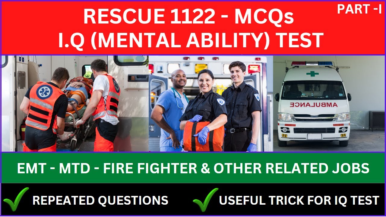 Intelligence Mcqs for Rescue-1122 jobs | verbal intelligence | Test job