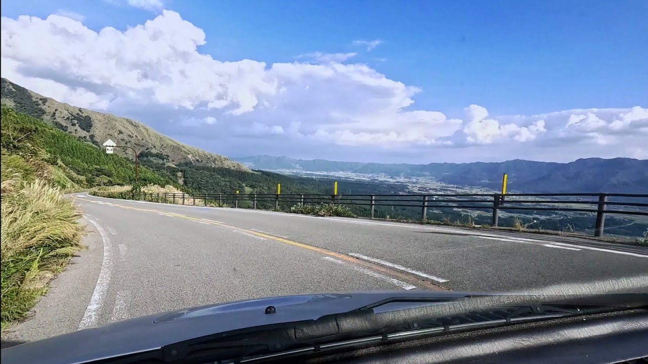 (99-3)山道ドライブ【阿蘇山〜南阿蘇村方面へ】熊本県道111号線 2025.10