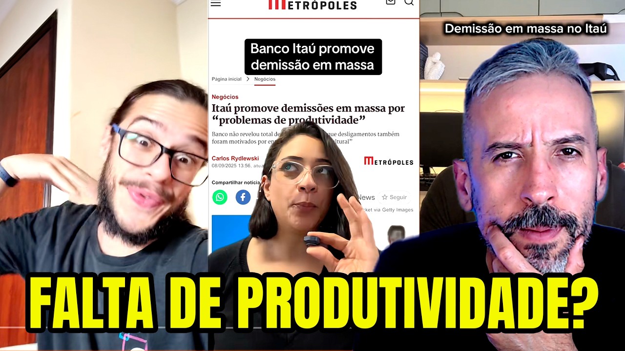 ITAÚ DEMITE MAIS DE MIL PESSOAS POR 