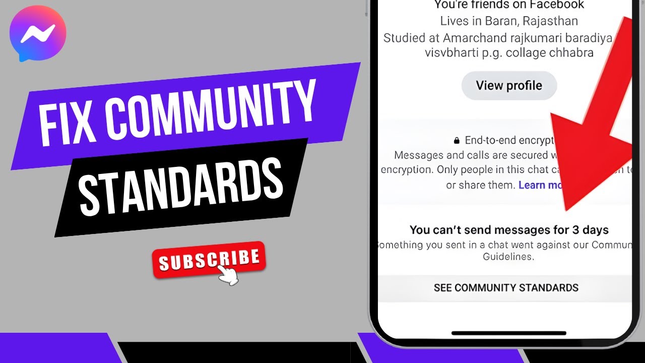 How to Fix Community Standards on Messenger