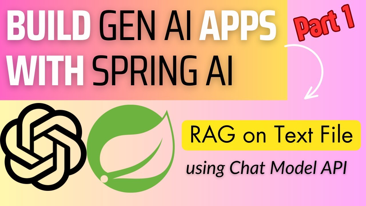 11. Spring AI : RAG on Text File [ Part 1] ?