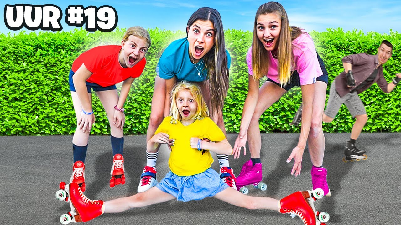LAATSTE DIE VALT OP ROLSCHAATSEN WINT! (GRAPPIG) 